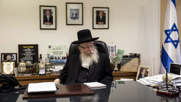 Министр здравоохранения Израиля Яаков Лицман. Архивное фото