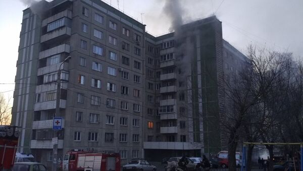 Пожар в Челябинске. 27 ноября 2017
