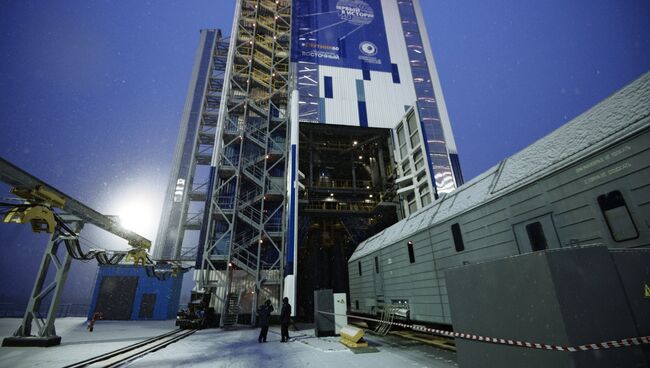 Подготовка к пуску ракеты с космодрома Восточный. Архивное фото