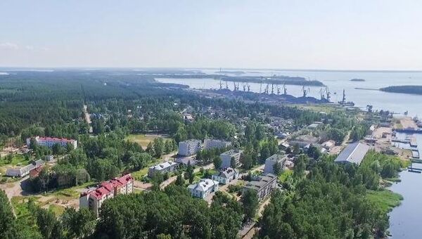 Порт Высоцк в Ленинградской области. Архивное фото