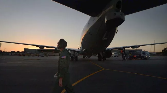 Американский самолет P-8A Poseidon