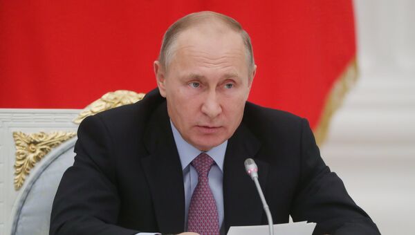 Президент РФ Владимир Путин проводит заключительное заседание Координационного совета по реализации Национальной стратегии действий в интересах детей на 2012-2017 годы. 28 ноября 2017