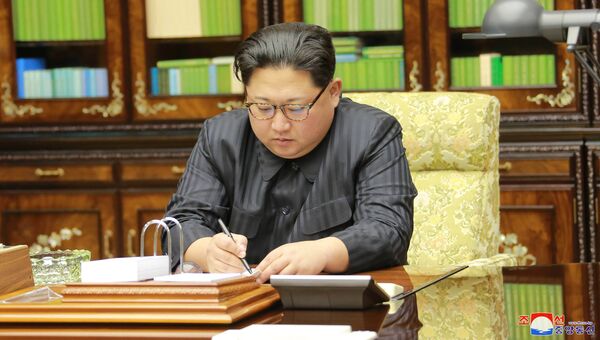 Лидер КНДР Ким Чен Ын. 29 ноября 2017