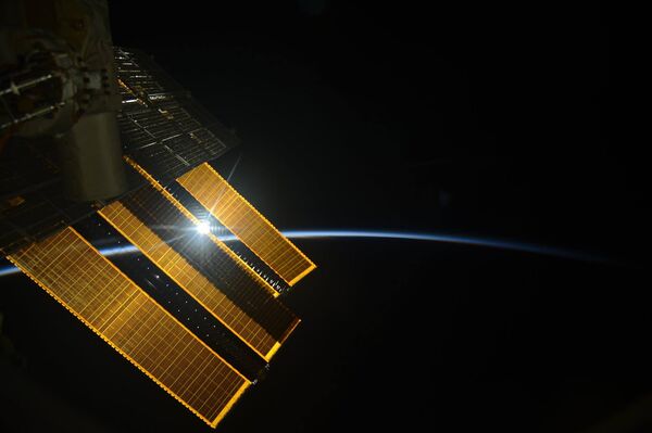 Рассвет на Международной космической станции