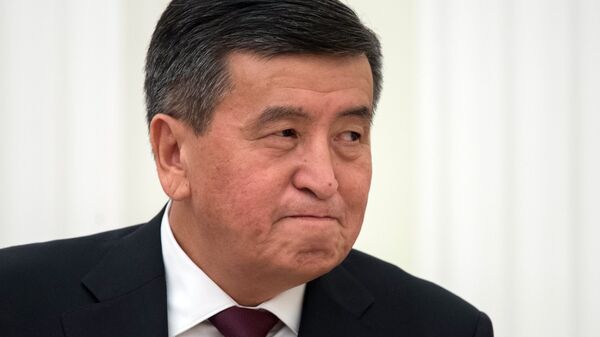 Президент Киргизии Сооронбай Жээнбеков 