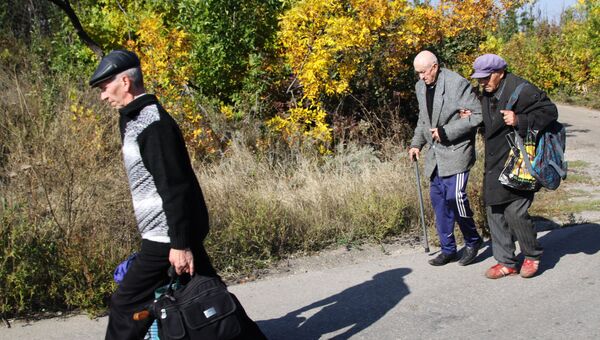 Жители Донбасса. Архивное фото