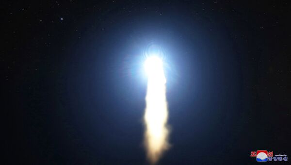 Запуск межконтинентальной баллистической ракеты Hwasong-15 в КНДР. 30 нояьря 2017
