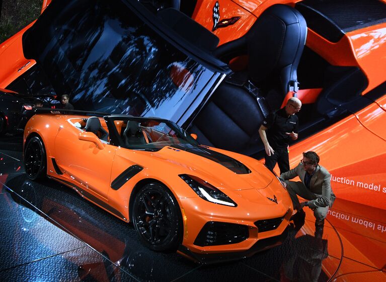 Chevrolet Corvette ZR1 на автосалоне в Лос-Анджелесе