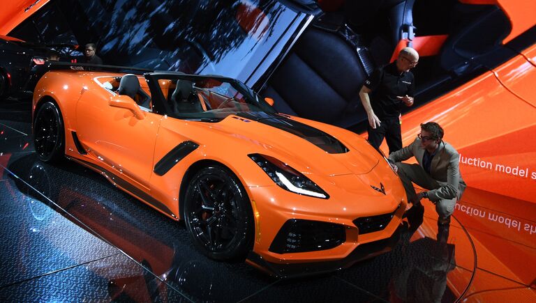 Chevrolet Corvette ZR1 на автосалоне в Лос-Анджелесе