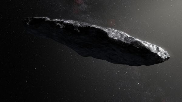 Так художник изобразил первый межзвездный астероид Оумуамуа