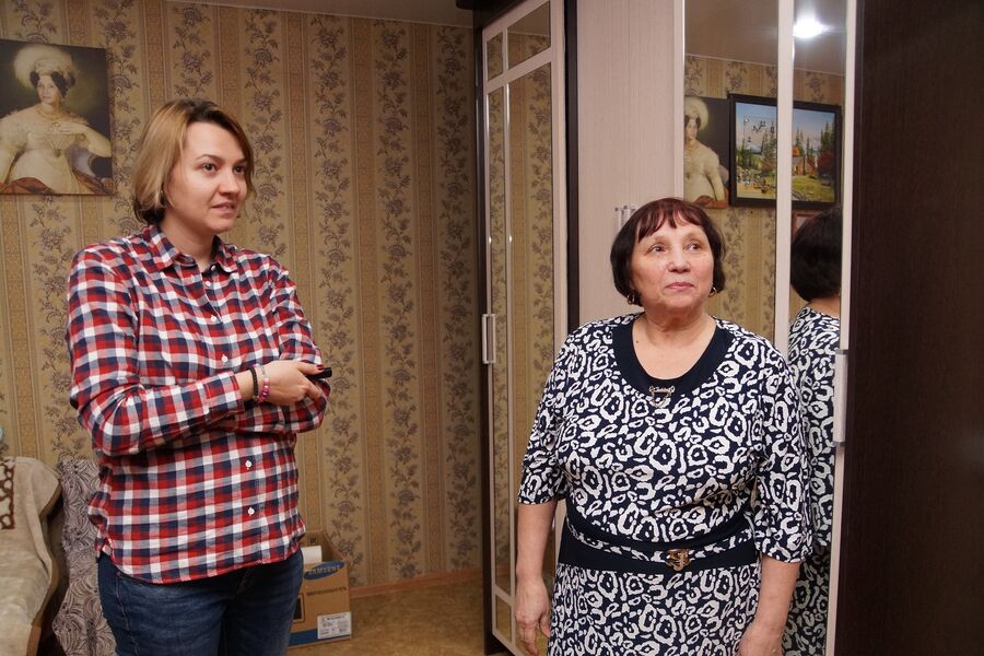 Татьяна Варежкина, жительница нового дома в Чебоксарах 