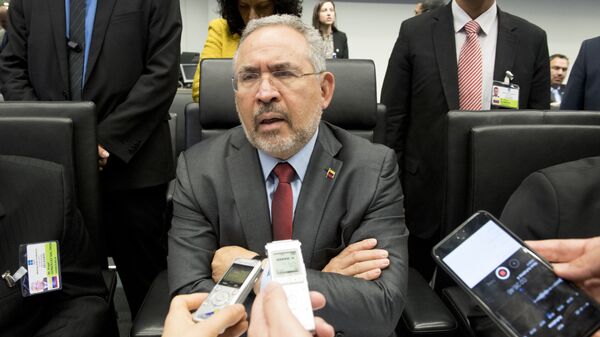 Бывший министр нефти Венесуэлы и экс-глава PDVSA Нельсон Мартинес. Архивное фото