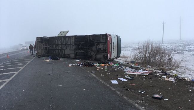 ДТП с автобусом под Тюменью. 30 ноября 2017