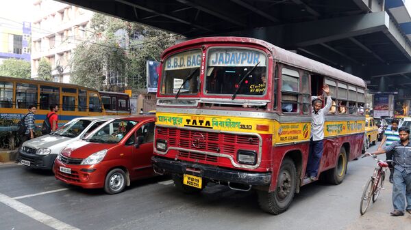 Автобус в Индии