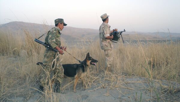 На таджикско-афганской границе. Архивное фото