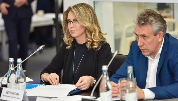 Ректор НИТУ МИСиС Алевтина Черникова и председатель Внешэкономбанка Сергей Горьков