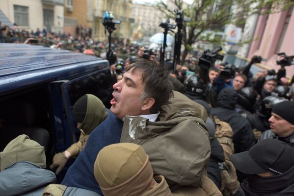 Задержание Михаила Саакашвили в Киеве