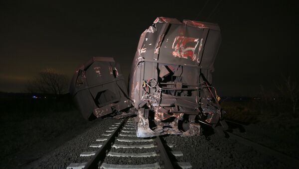 Столкновение пассажирского и товарного поездов в Вестфалии. 5 декабря 2017