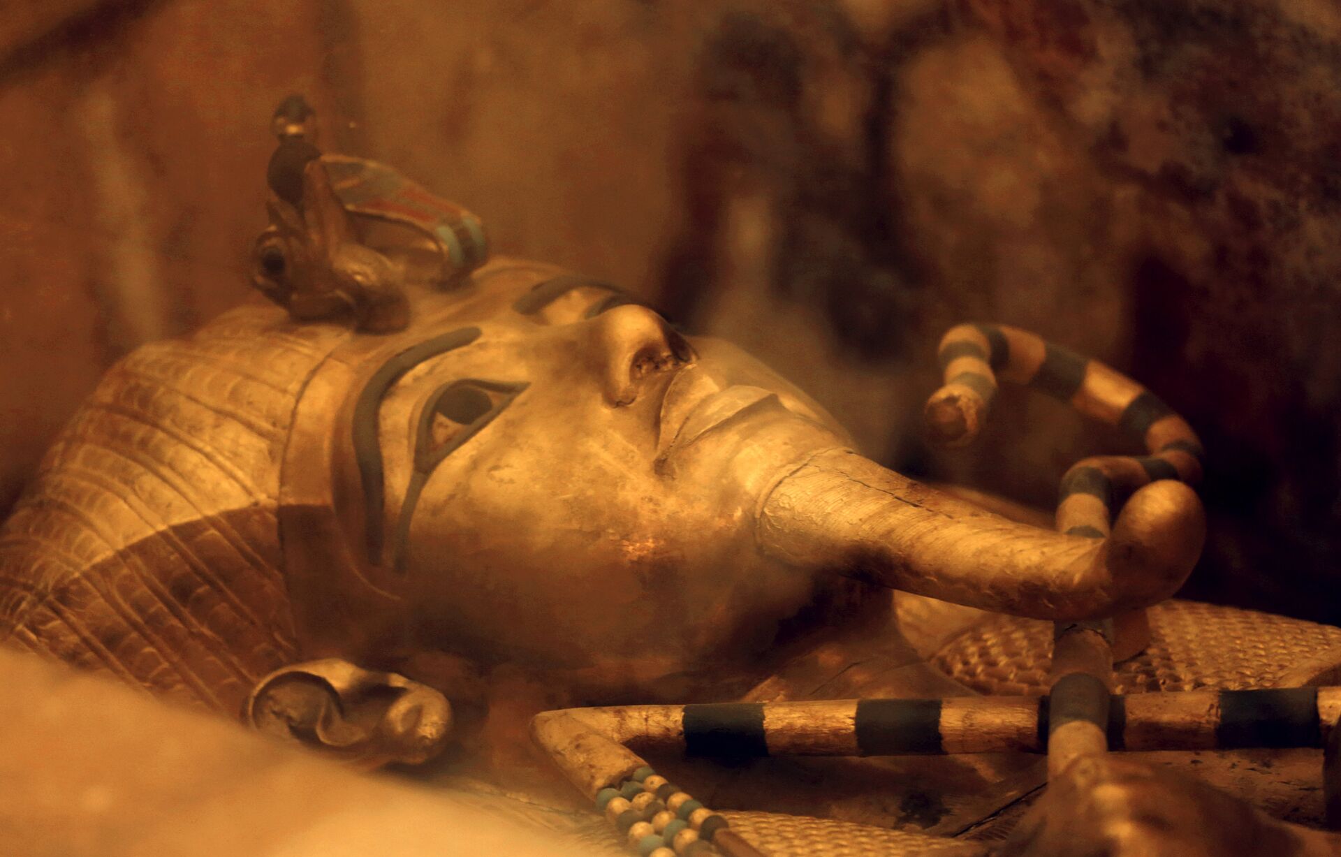 Один из саркофагов короля Египта Тутанхамона - РИА Новости, 1920, 25.01.2022