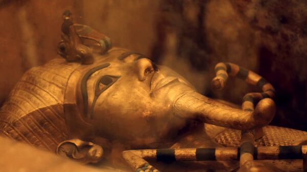 Один из саркофагов фараона Египта Тутанхамона