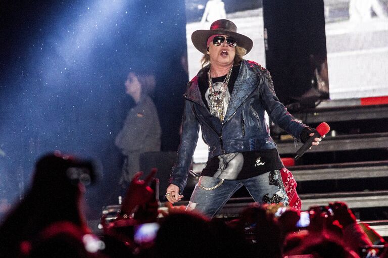 Вокалист группы Guns N' Roses Эксл Роуз