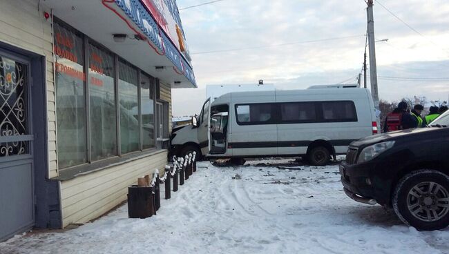 ДТП с маршруткой в новой Москве. 8 декабря 2017