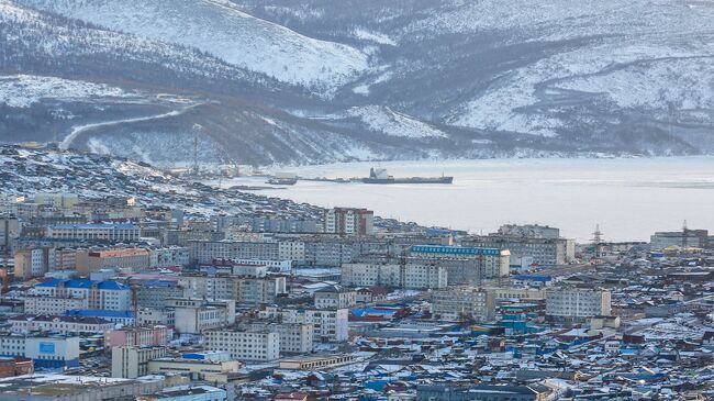 Вид на Магадан. Архивное фото