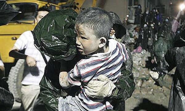 Жертвы землетрясения в Китае