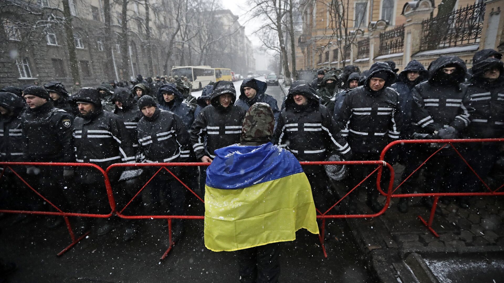 Участник акции протеста в Киеве - РИА Новости, 1920, 11.11.2019