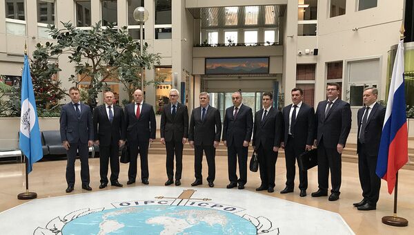 Рабочий визит Генерального прокурора Российской Федерации Юрия Чайки в Интерпол, Франция. 12 декабря 2017
