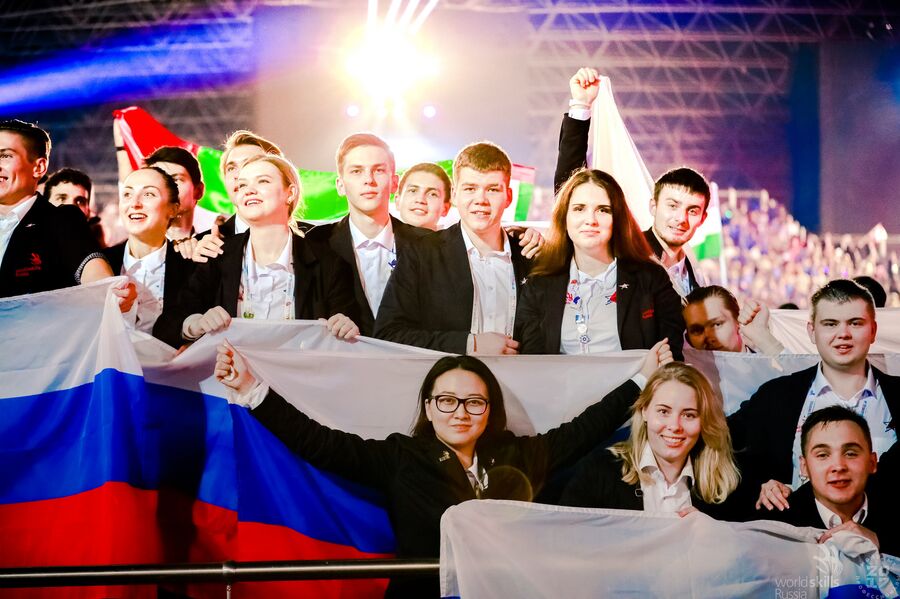 Национальная сборная России на ЧМ по профессиональному мастерству WorldSkills Abu Dhabi 2017