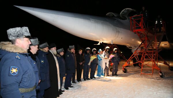 В Мурманскую область прибыли самолеты Ту-22М3, участвовавшие в нанесении авиаударов по террористам в Сирии