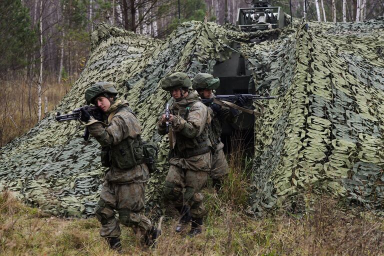 Военнослужащие Новосибирского ракетного соединения РВСН