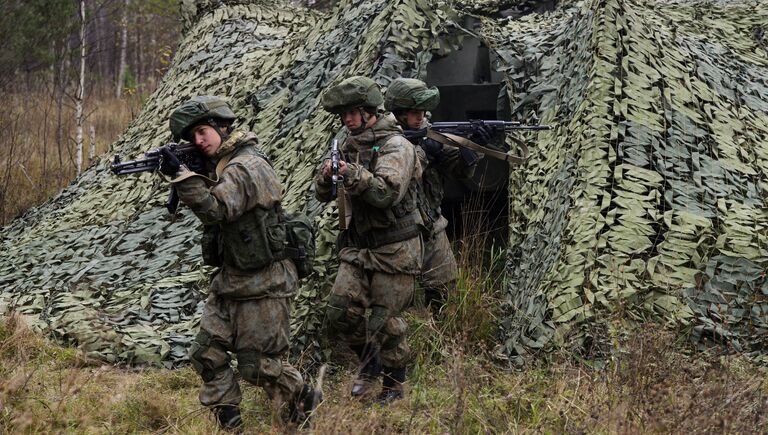 Военнослужащие Новосибирского ракетного соединения РВСН