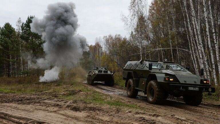 Учения с Новосибирской ракетной дивизией РВСН