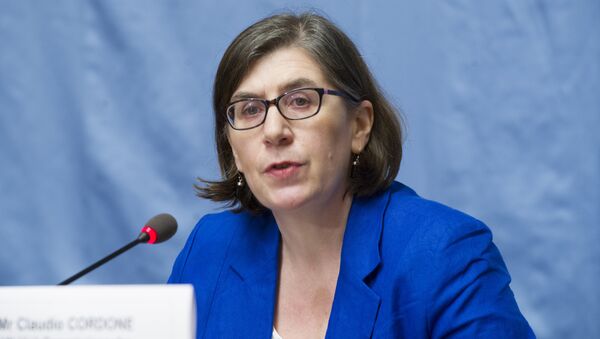 Пресс-секретарь УВКПЧ ООН Элизабет Тросселл. Архивное фото