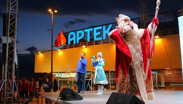 Встреча главного Деда Мороза страны из Великого Устюга в Артеке. 9 декабря 2017