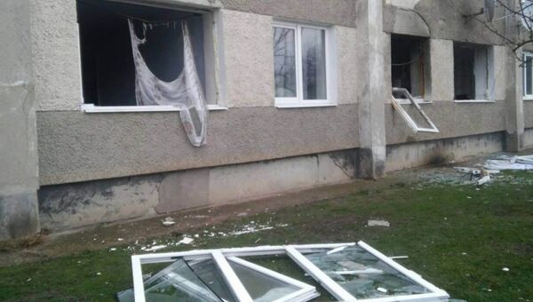 Взрыв газа в жилом двухэтажном здании по ул. Чуба в селе Новониколаевка Ленинского района Республики Крым. 18 декабря 2017