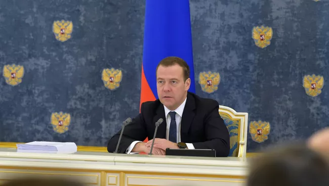 Председатель правительства РФ Дмитрий Медведев. Архивное фото