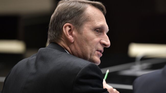  Директор Службы внешней разведки РФ Сергей Нарышкин 