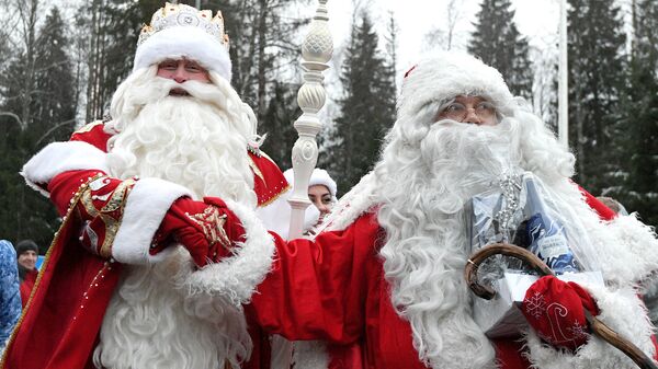 Дед Мороз и Йоулупукки. Архивное фото