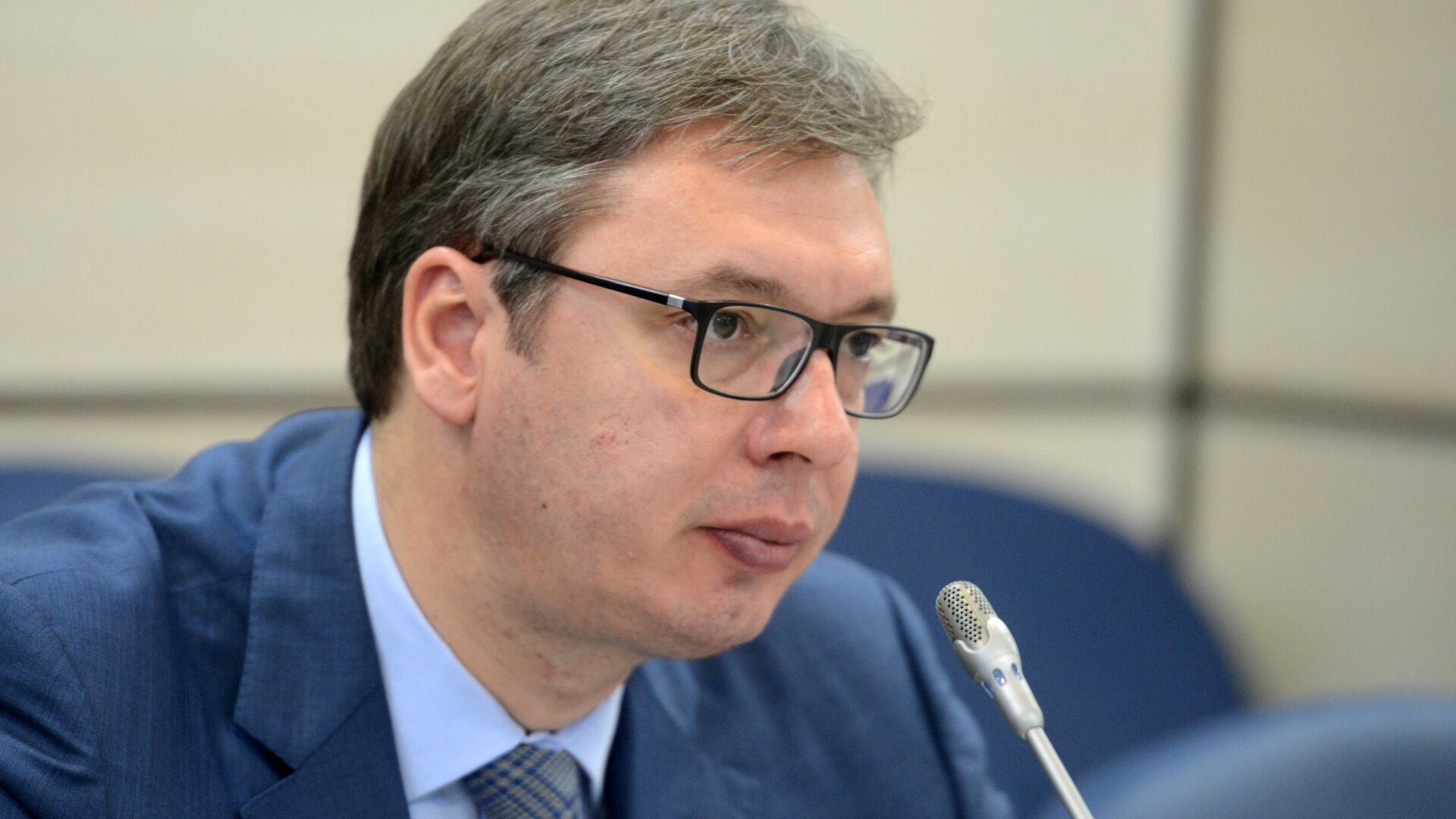 Президент Сербии Александр Вучич0