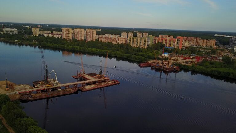 Дубна, Московская область, мост через Волгу