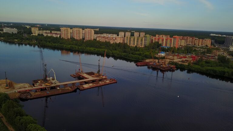 Дубна, Московская область, мост через Волгу