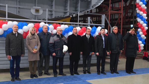 На судостроительном заводе «Море» для ВМФ России заложен серийный МРК нового поколения проекта 22800. 19 декабря 2017