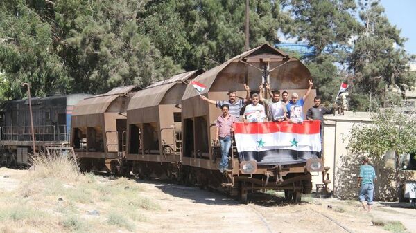 Поезд в Сирии. Архивное фото