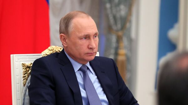 Владимир Путин на заседании Совета по стратегическому развитию и приоритетным проектам. Архивное фото