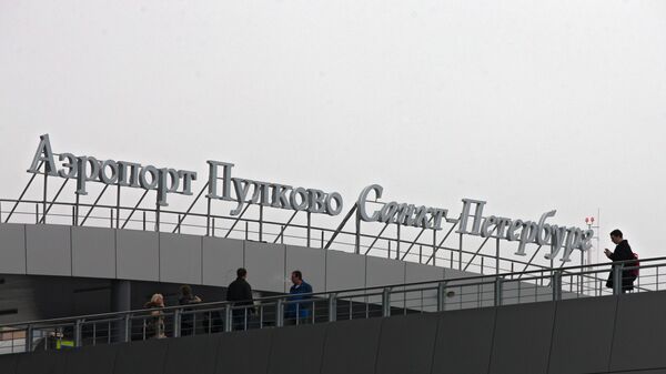 Терминал аэропорта Пулково в Санкт-Петербурге. Архивное фото