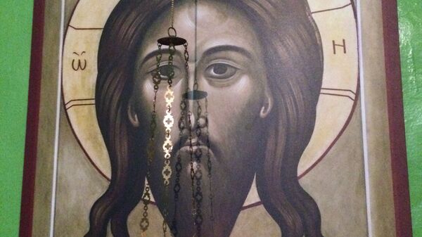 Икона Спаса Нерукотворного в Покровском храме села Лещенка