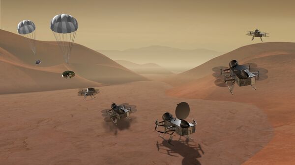 Ядерная стрекоза DragonFlight на поверхности Титана